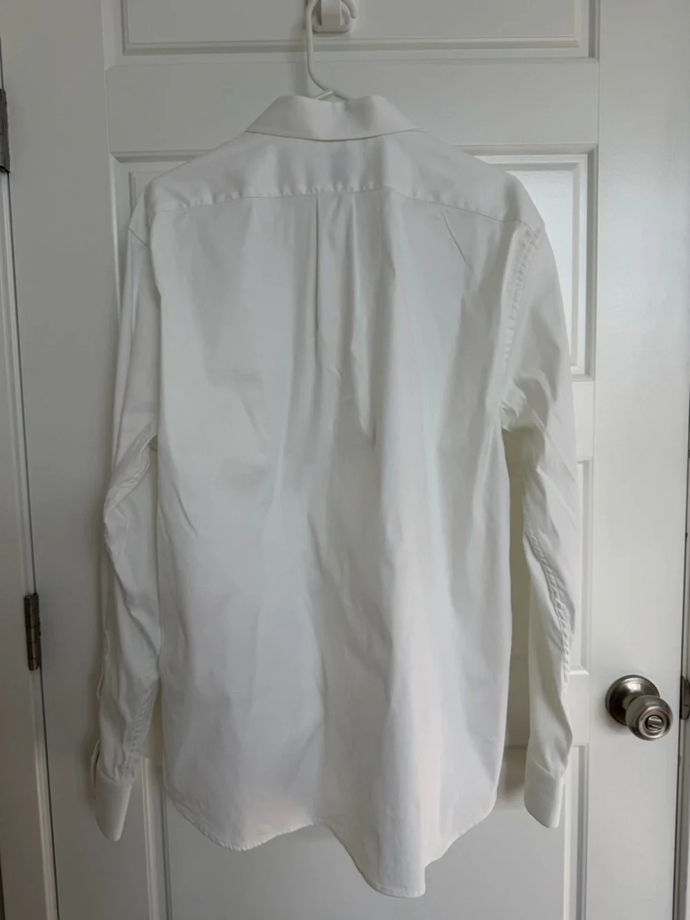 J.Crew Bowery Tech Stretch Oxford Shirt White Button Down NWT XL CP684